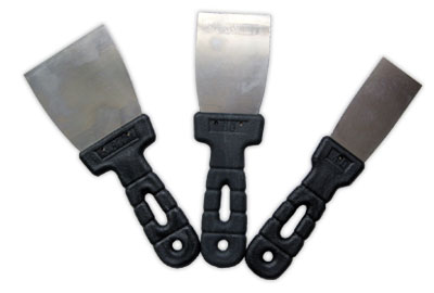 Painter’s stainless steel putty knives